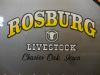 Rosburg Livestock Lettering