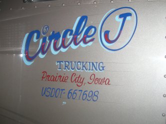 Vinyl signs and lettering